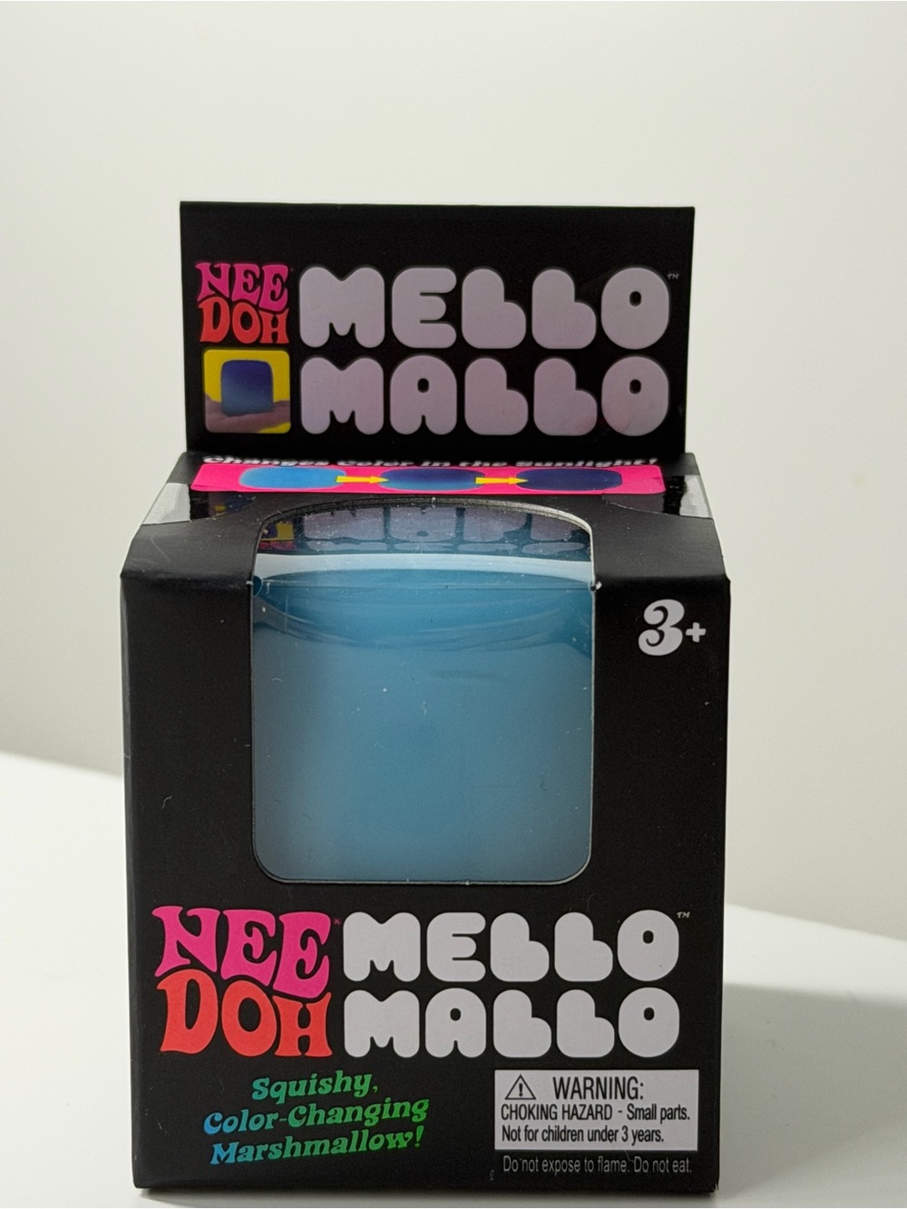 Mello Mallo Blue Color-Changing Marshmallow Toy
